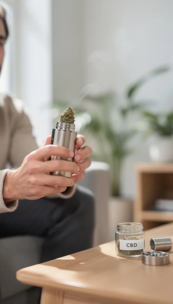 vaporiser la fleur de CBD